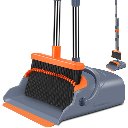 Kelamayi Self-Cleaning Broom & Dustpan Set