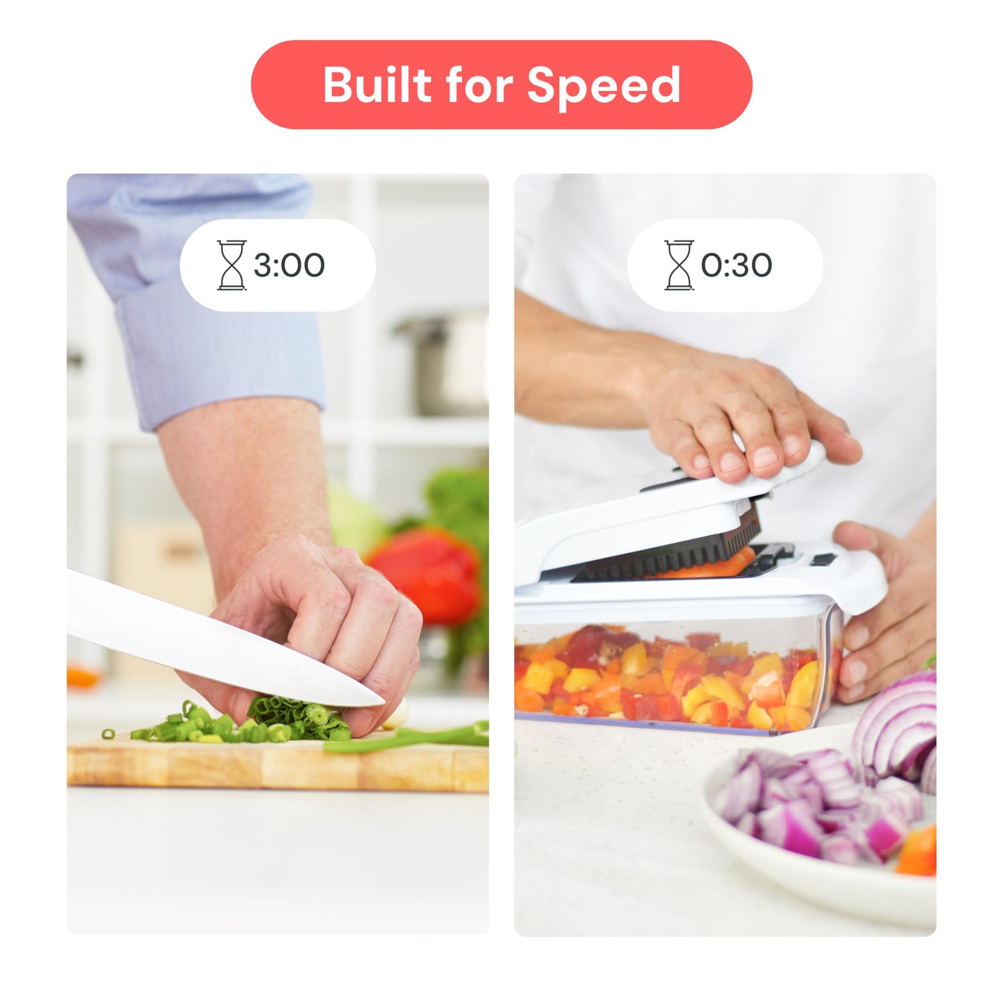 Fullstar 4-in-1 Food Chopper with Container