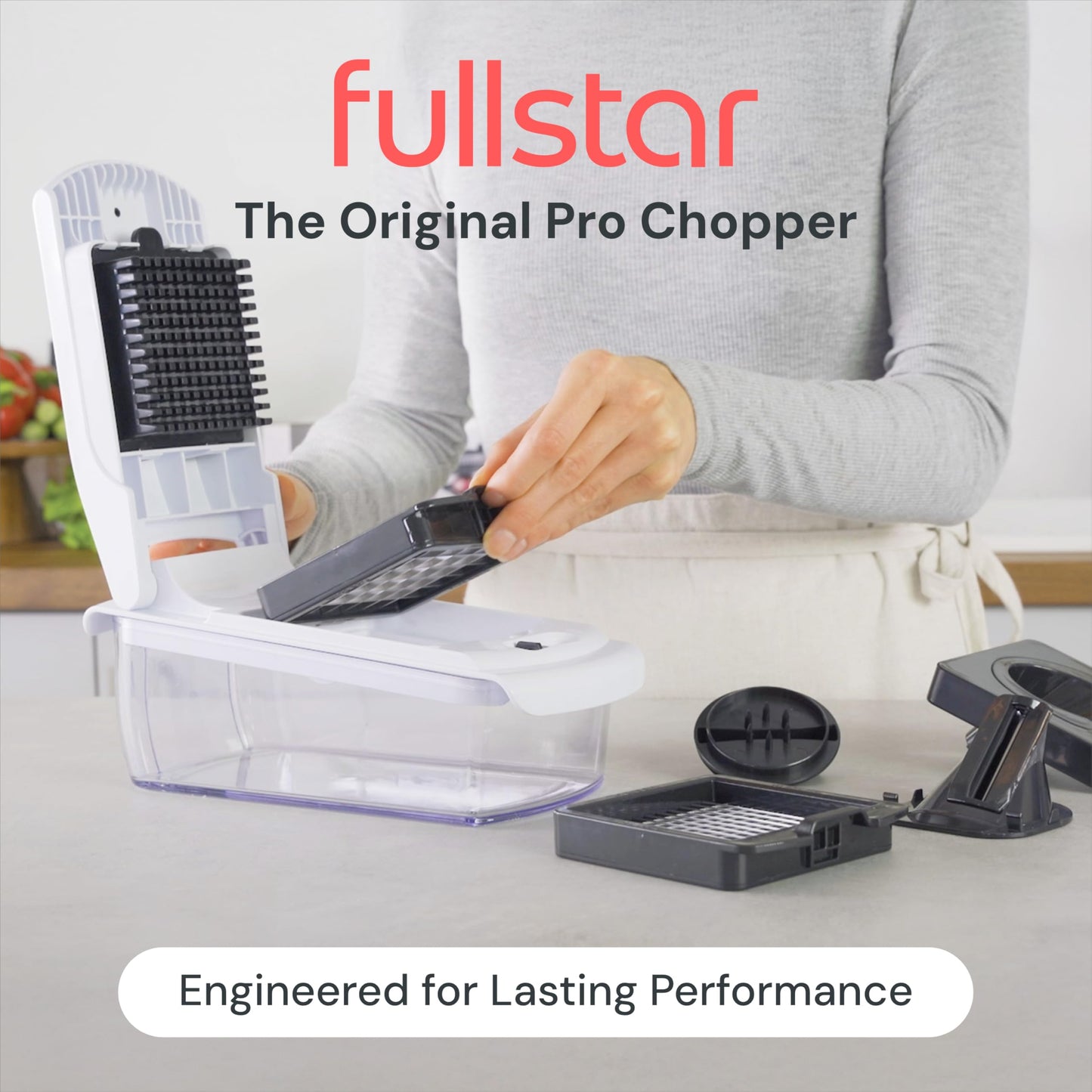 Fullstar 4-in-1 Food Chopper with Container